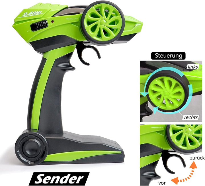 FunTomia Maximum RC Ferngesteuertes Auto für Kinder - 4WD Monstertruck - XL RC Auto für Kinder ab 5