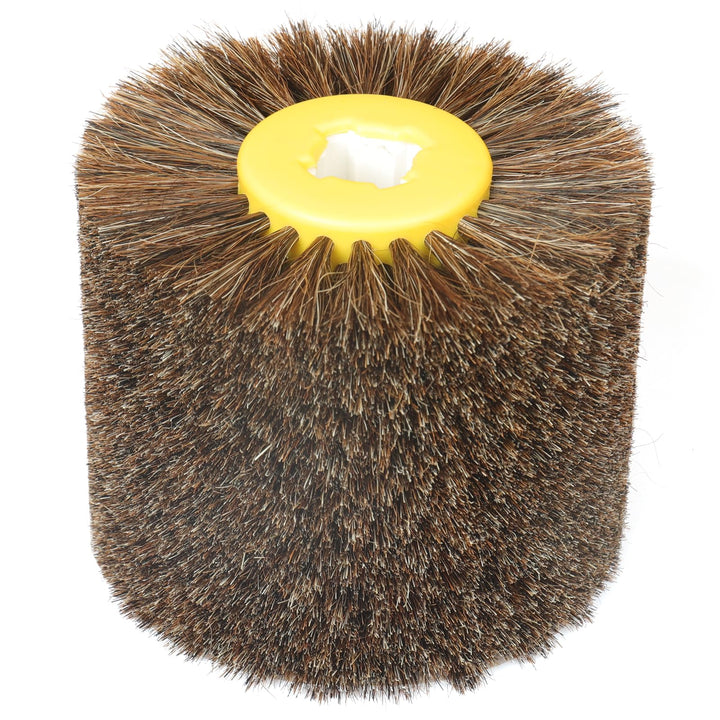 Schleifbürsten, 120x100mm Rosshaarbürste, Polierbürste zum Holzverarbeitung, Grit Bürste Bristle Bür