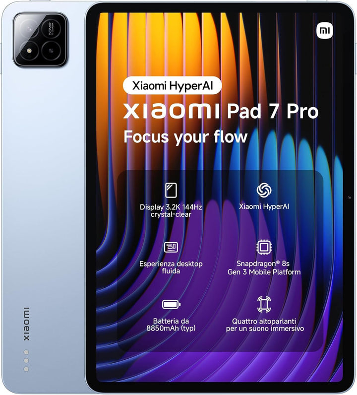 Xiaomi Pad 7 Pro Ai WiFi Version Global (No Calls or Text) 11.2 Zoll 3.2K 144Hz 8850mAh Bluetooth 5.