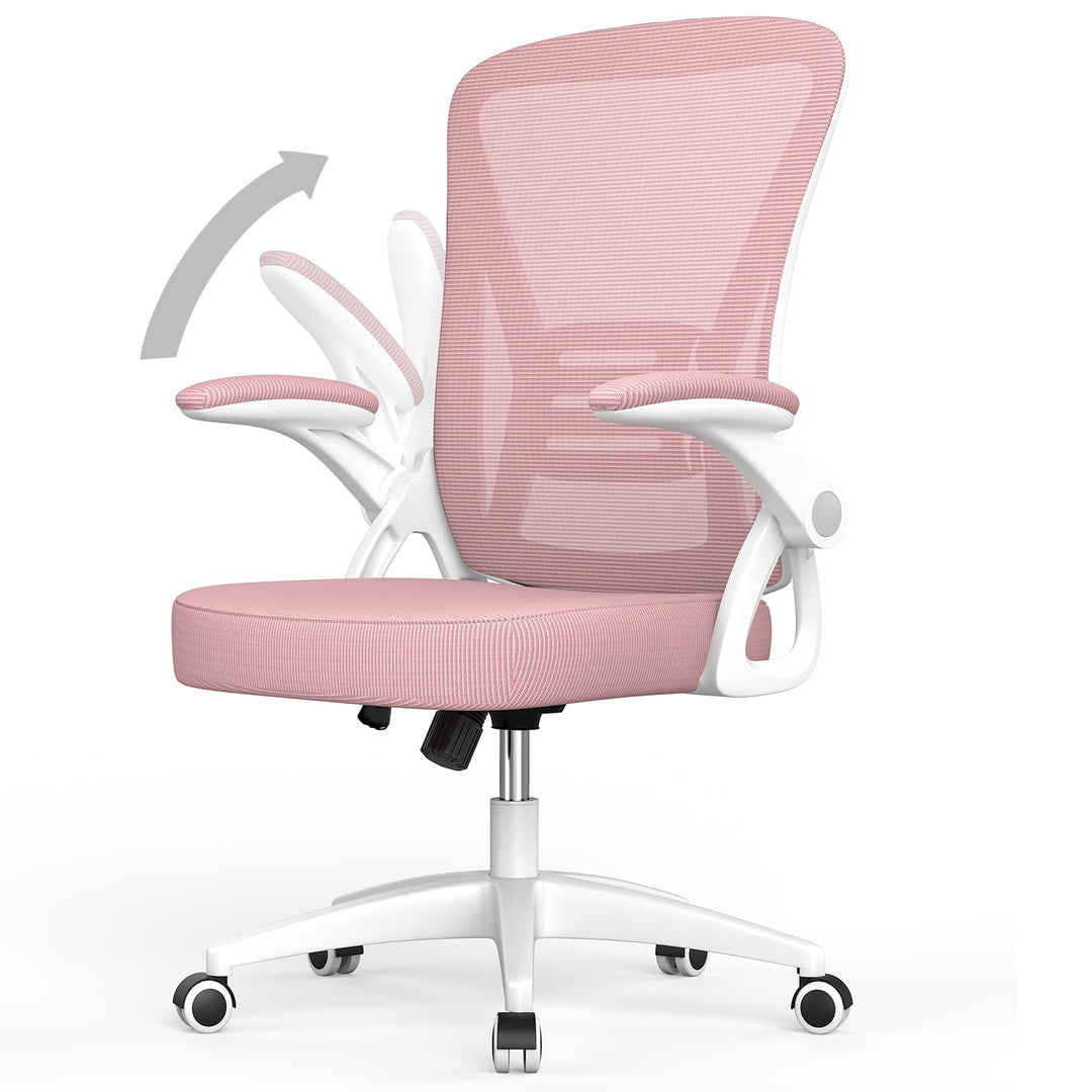 rattantree Bürostuhl, Ergonomischer Schreibtischstuhl mit Lendenwirbelstütze, Verstellbare Armlehnen