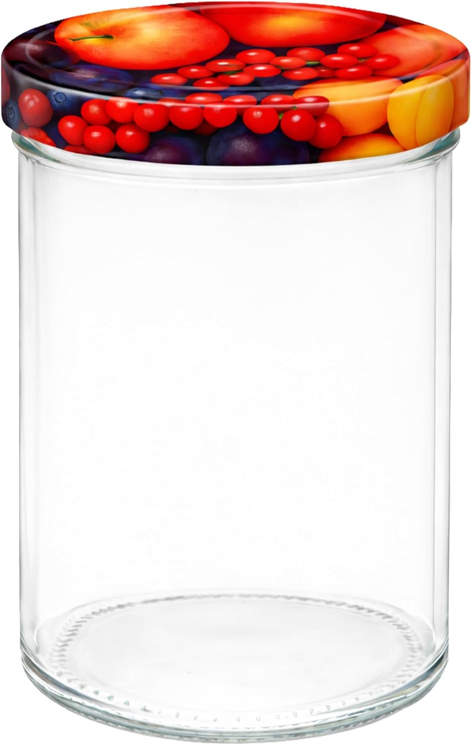 hocz 12x Einmachgläser 435 ml | mit Deckel Obst TO 82 | leere Gläser mit Schraubdeckel zum befüllen
