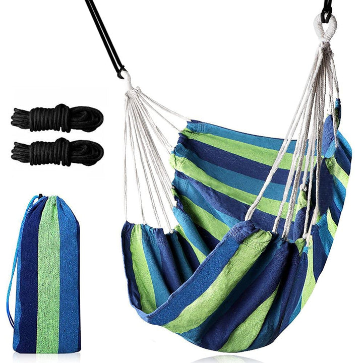 Gohytal Hängesessel Outdoor, Hängestuhl Indoor Grosse Hängematte für Kinder & Erwachsene, 100x130cm
