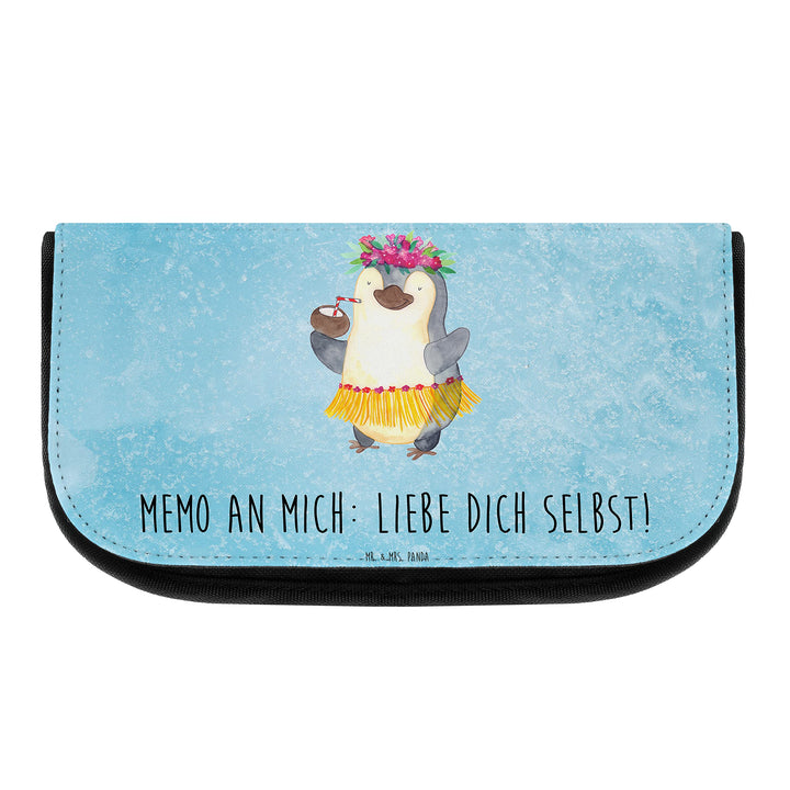 Mr. & Mrs. Panda Kosmetiktasche Pinguin Kokosnuss - Geschenk, Urlaub, Hawaii, Beauty Case, Schminkta
