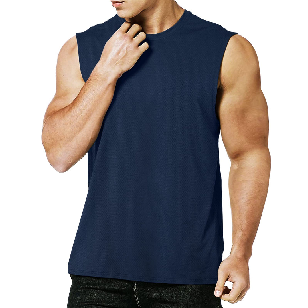 MEETYOO Tank Top Herren, Achselshirts Sport Ärmelloses Shirt Unterhemd Fitness Sleeveless Tshirt für