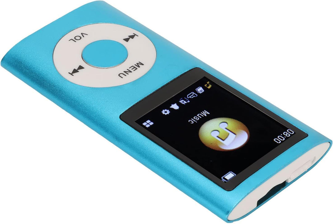 MP3 Player, Digitaler MP4-Player Tragbarer Musikplayer mit Kopfhörer, Unterstützt Bis zu 64 GB TF-Ka