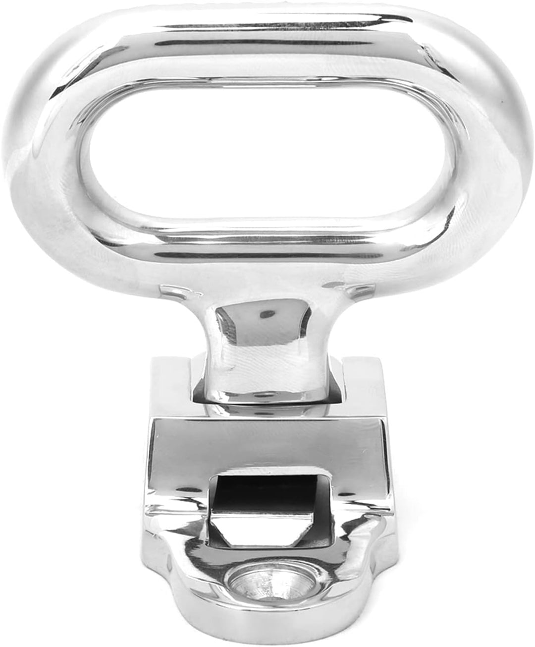 Jenngaoo Maststufe Klappstufe, Edelstahl Klapptritt Maststufe Mini Bootsspiegelstufe mit rutschfeste
