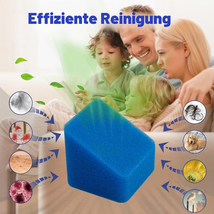 9 Stück WisRollenbürste und Filter Zubehörset für JONR ED12/Eureka NEW430/GX5 Nass Trockensauger mit