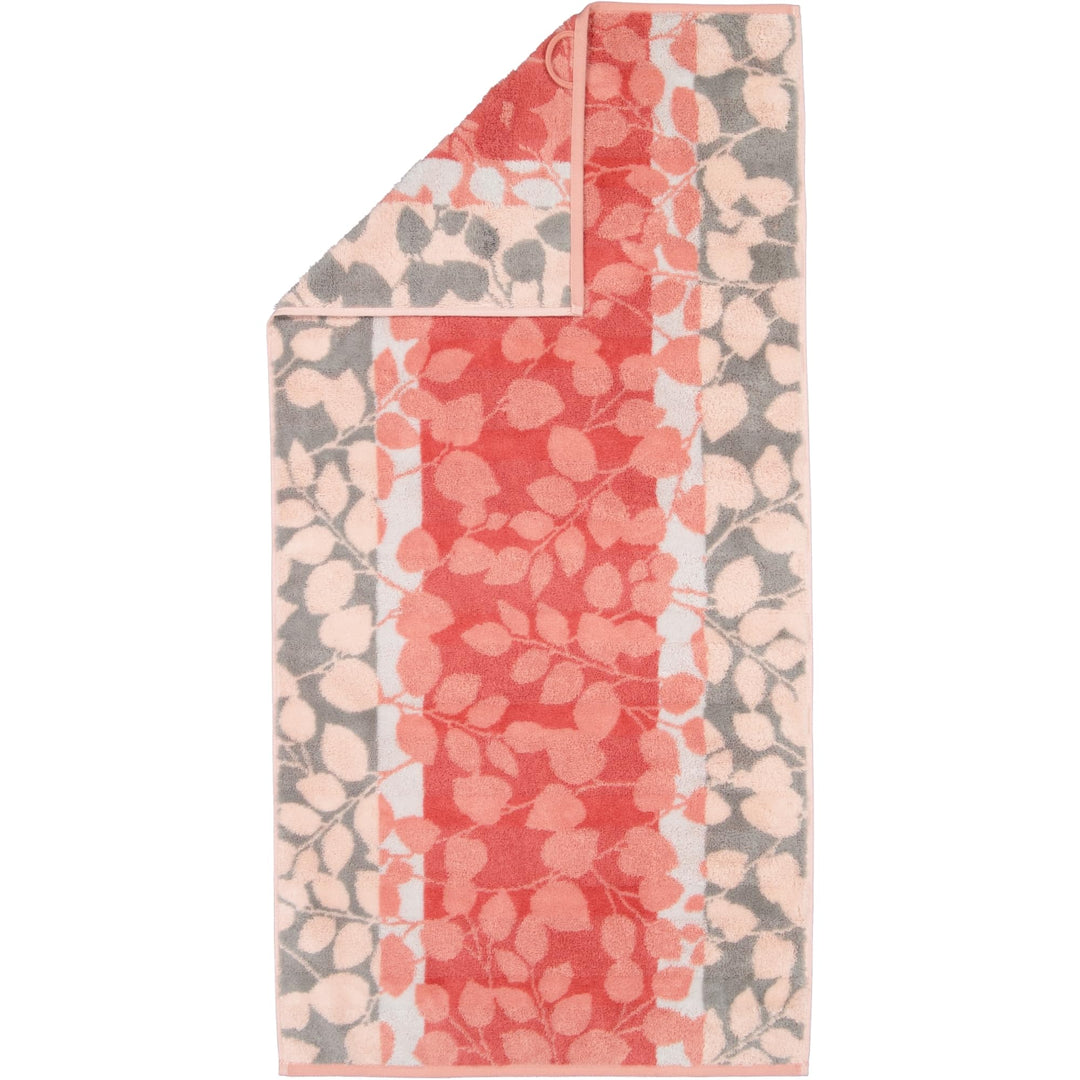 CAWÖ Home Handtücher Noblesse Harmony Floral 1086 Koralle - 27 Duschtuch 80x160 cm, Duschtuch 80x160