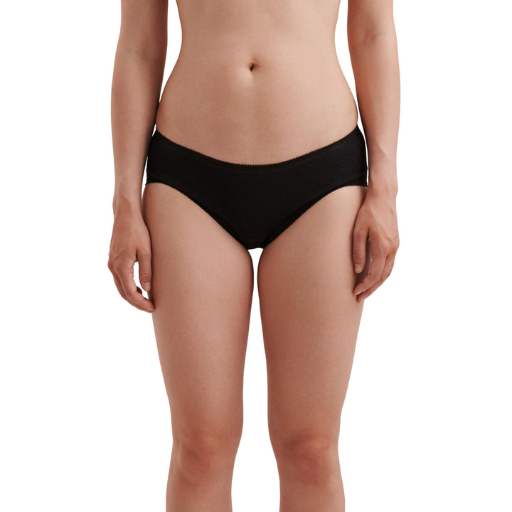DILLING Damen Merino Wolle Midi Slip – Unterhose Aus 100% Bio Merinowolle – Atmungsaktive Briefs Ohn