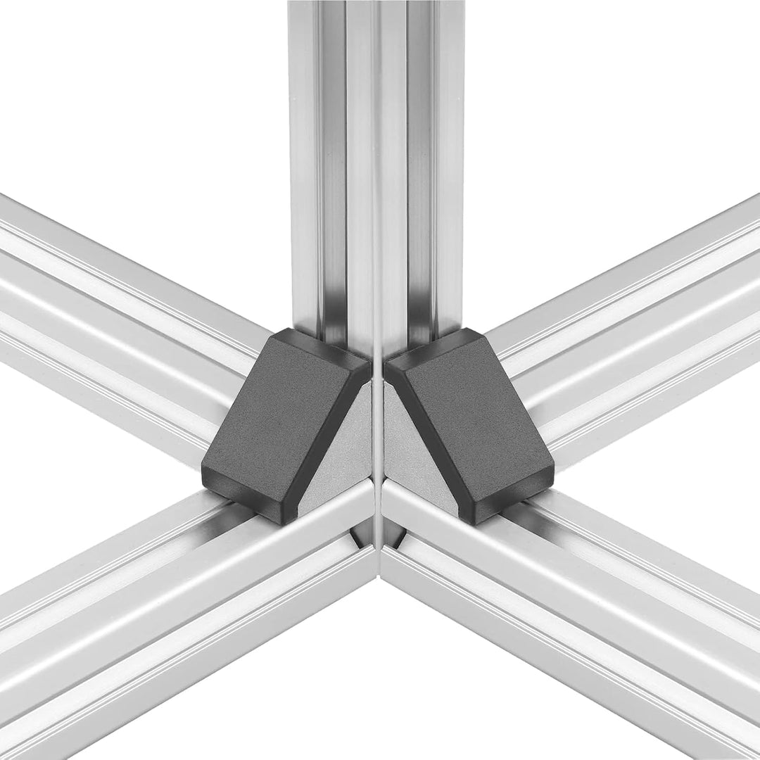 10x EYPINS Befestigungsmaterial Winkel, Aluprofil 40x40 Nut 8 Eckwinkel 90 Grad Winkel Raster Aluwin