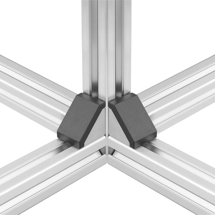 10x EYPINS Befestigungsmaterial Winkel, Aluprofil 40x40 Nut 8 Eckwinkel 90 Grad Winkel Raster Aluwin