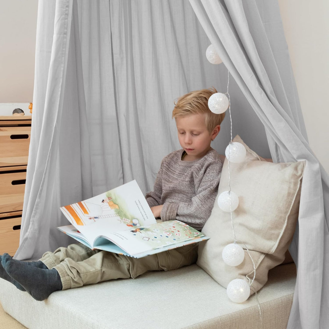 Ehrenkind® Baldachin mit Ring | Wohlfühl-Dekoration für das Kinderzimmer | Betthimmel Kinderzimmer a