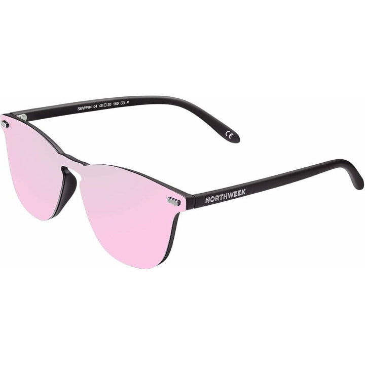NORTHWEEK · Phantom Wall Polarisierte Sonnenbrille für Damen und Herren. Wall Phantom Black - Rose G
