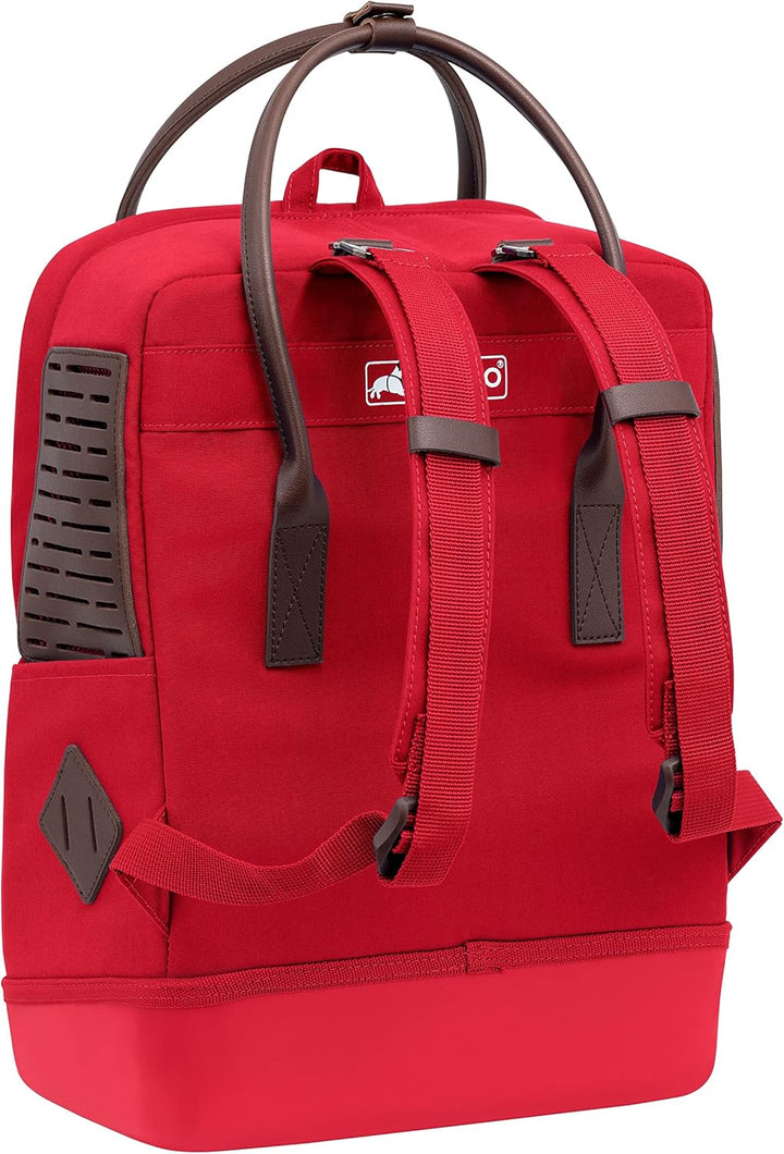 Kurgo Nomad Carrier Rucksack - Flugzeugtaugliche Hundetasche - Leichter Rucksack für Haustiere mit w