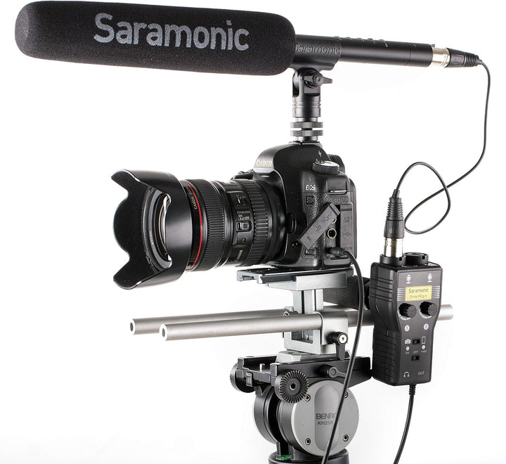 Saramonic SR TM7 XLR Shotgun microfoon Schwarz SRTM7, Schwarz SRTM7