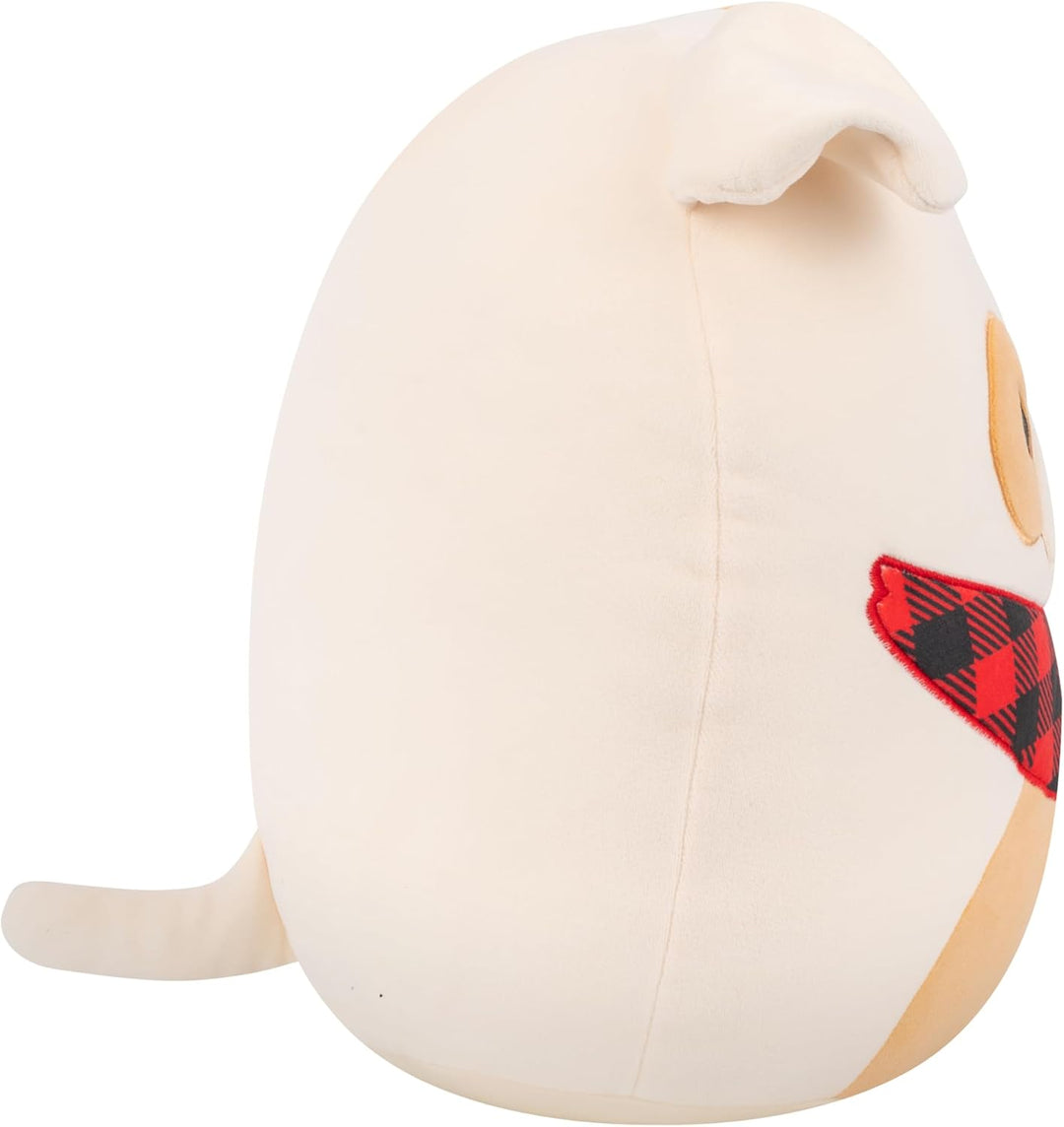 Squishmallows SQCR08585 - Brock die Bulldogge mit Bandana 30 cm, offizielles Jazwares Plüsch, superw