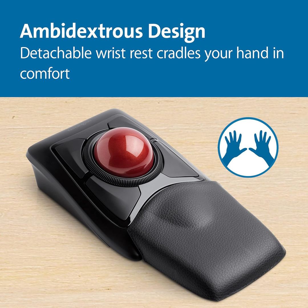 Kensington Expert Mouse, Kabellose Computermaus mit Trackball, Verbindung über Bluetooth® 4.0 LE ode