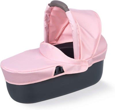 Smoby – Maxi Cosi 3in1 Multifunktions-Puppenwagen Rosa - für Puppen bis 42 cm – wandelbarer Puppenwa