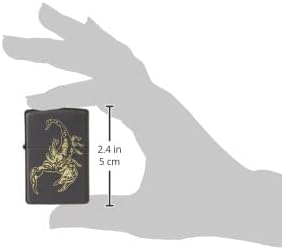 Zippo PL 218 Scorpion Laser Engrave Feuerzeug, Messing, Design, 5,83,81,2