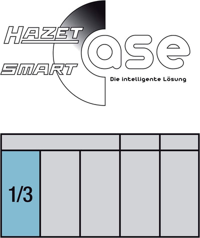 HAZET 855-1 Werkzeug-Satz, 35.5 x 23.5 x 6.5 cm