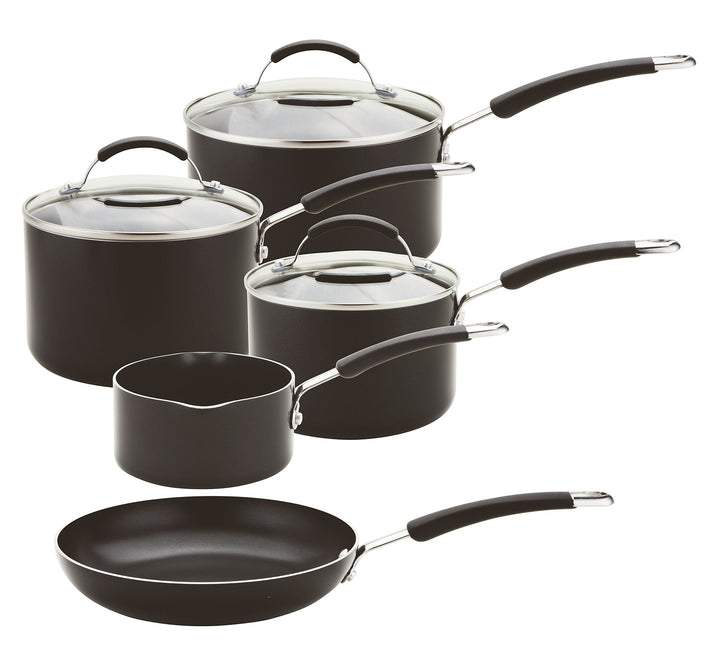 Meyer Topfset Induktion mit Stieltöpfen, Milchtopf und Bratpfanne 24cm - Kochtopf Set mit Antihaftbe