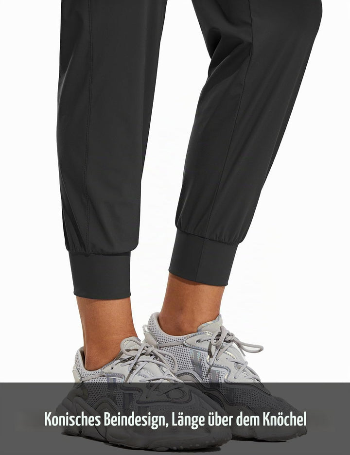 BALEAF Damen Cargo Jogginghose Leichte Wanderhose Atmungskativ Schnelltrocknend Workout Lounge Casua