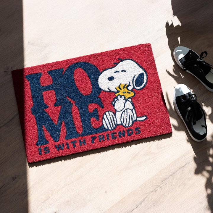 Grupo Erik Fussmatte Schmutzfangmatte 40x60 Peanuts Snoopy - Kokosmatte 40x60 cm - Fussmatte Lustig