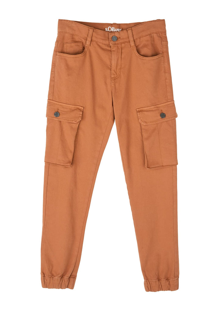 s.Oliver Jungen Hose lang, Skinny Seattle 140 Brown, 140 Brown
