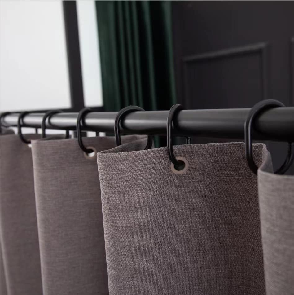 Teleskopstange 120-215CM(47"-84") Gardinenstange Ausziehbar Duschvorhangstange Ohne Bohren, edelstah
