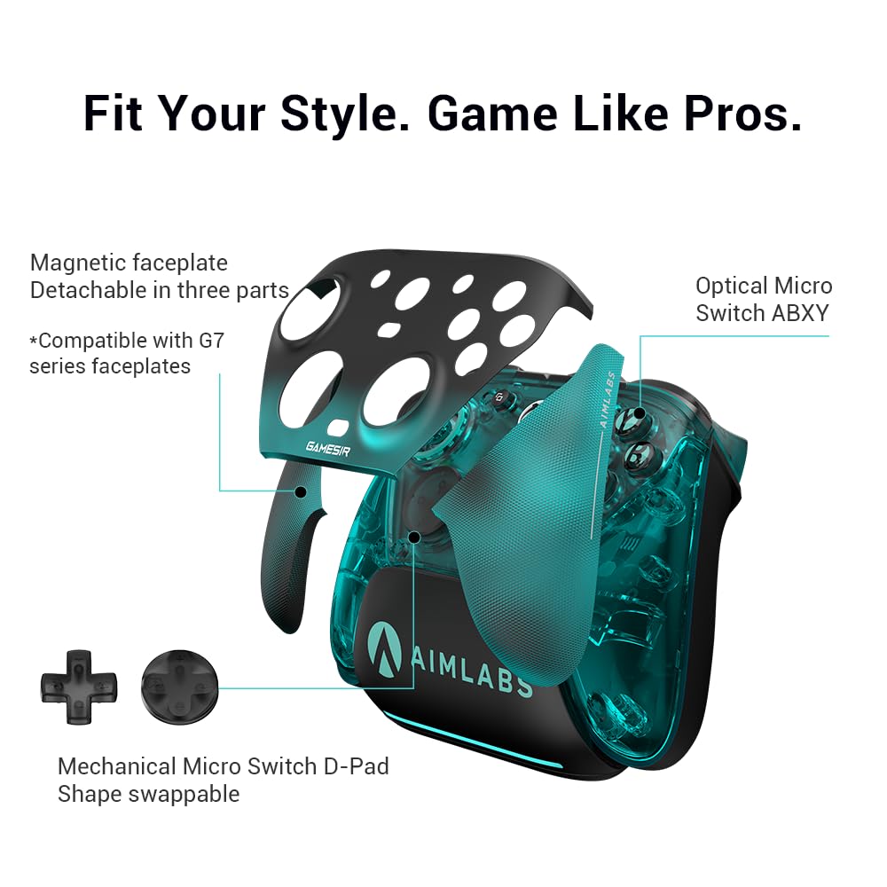 GameSir G7 Pro 1000Hz Controller mit Ladestation für Xbox Series X|S, Xbox One, Windows 10/11 &amp; Andr