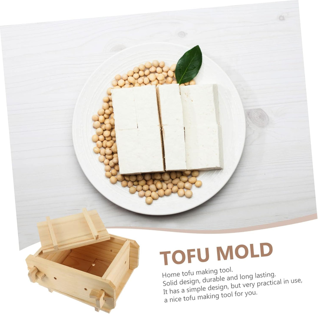 Veemoon Holz-tofu-Form Küchenutensil Für Hausgemachten Sojabohnenquark Praktische Leichte Tofu-Mould
