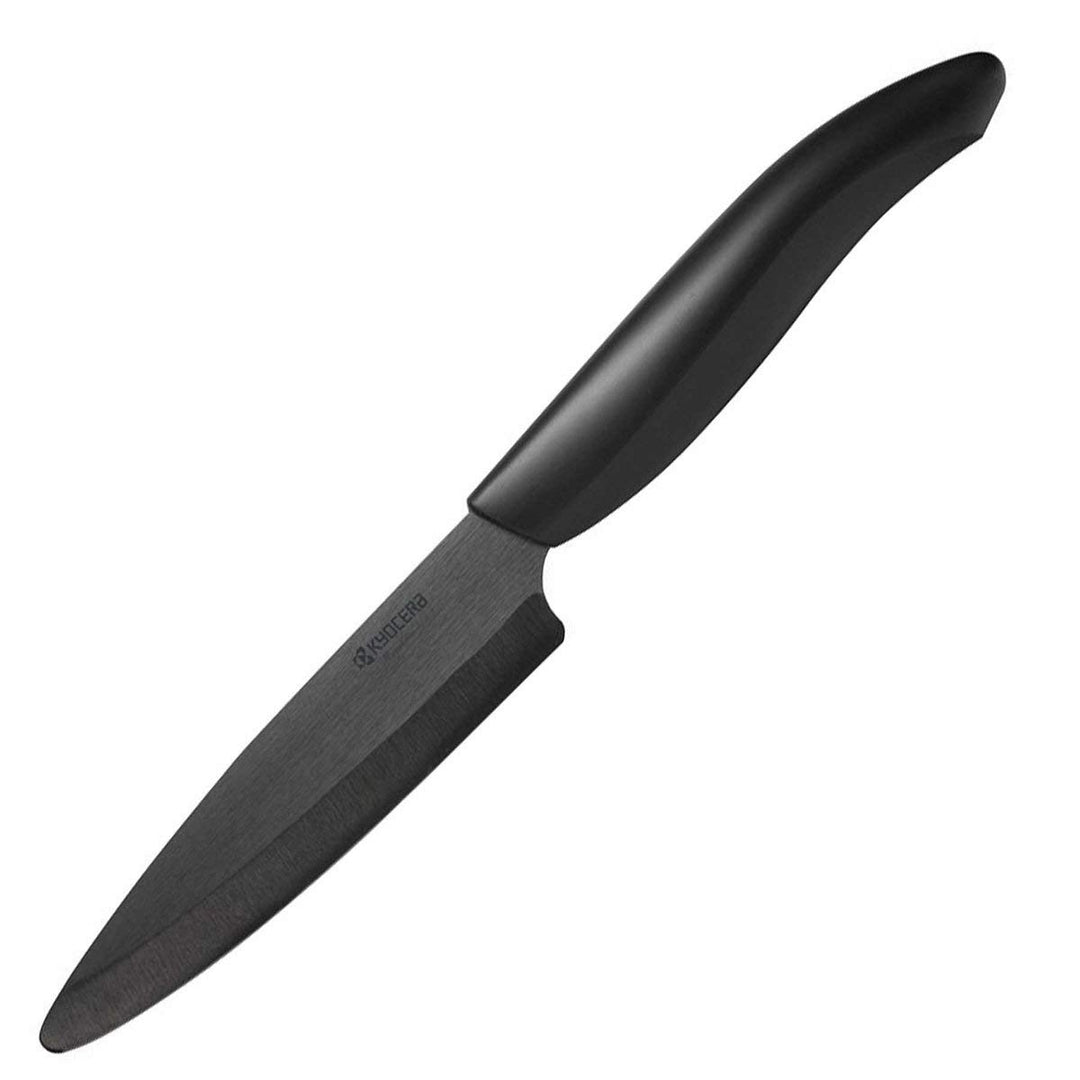 KYOCERA Gemüsemesser/Obstmesser Ergonomic Style - Black Blade, 11 cm (H.Nr. FK-110BK-BK)