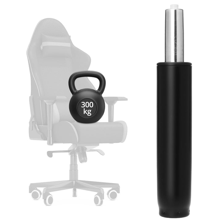 QWORK® Hochleistungs Gasdruckfeder für Bürostühle, kompatibel mit den meisten Bürostühlen, Gesamtlän