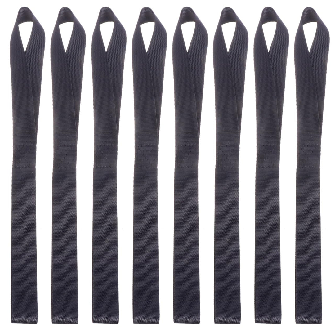 8 Stück Schlaufen Spanngurte aus Nylon 46cm Sicherheits Zurrgurte mit Hoher Bruchfestigkeit Kratzsch