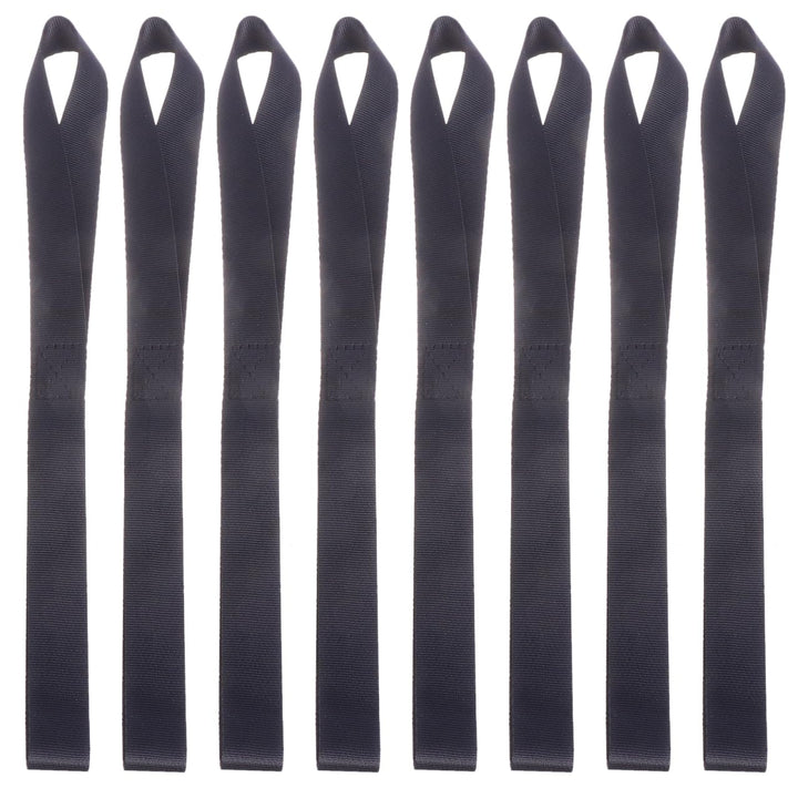 8 Stück Schlaufen Spanngurte aus Nylon 46cm Sicherheits Zurrgurte mit Hoher Bruchfestigkeit Kratzsch