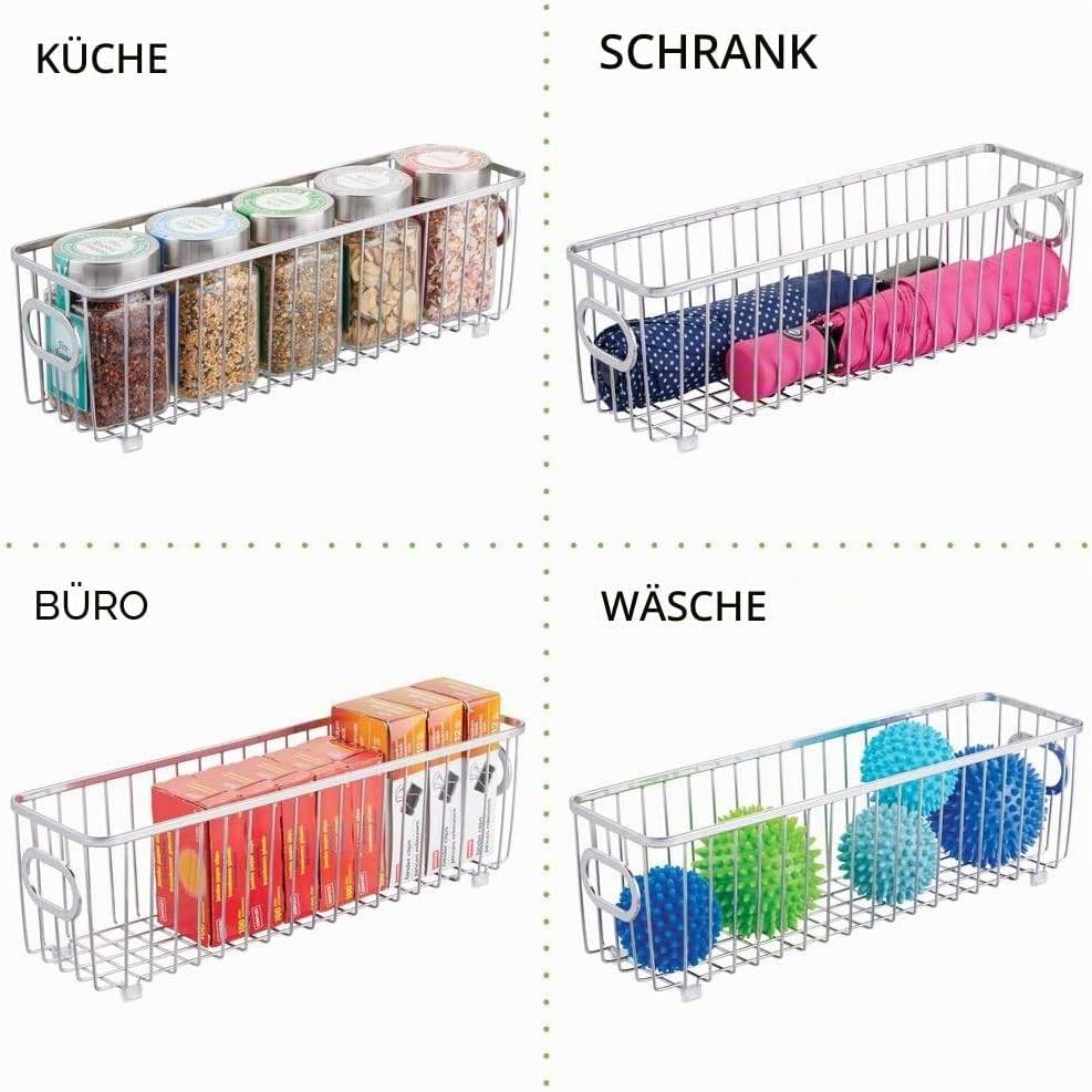 mDesign Bad Aufbewahrung – Badezimmer Organizer für die Aufbewahrung von Make-up und anderen Badarti