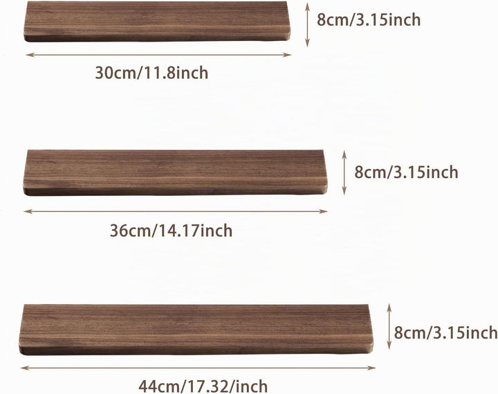 Kaizuca 87 Taste(36cm) Premium Solide Holz-Handballenauflage, Anti-Rutsch und Ergonomisch Handgelenk
