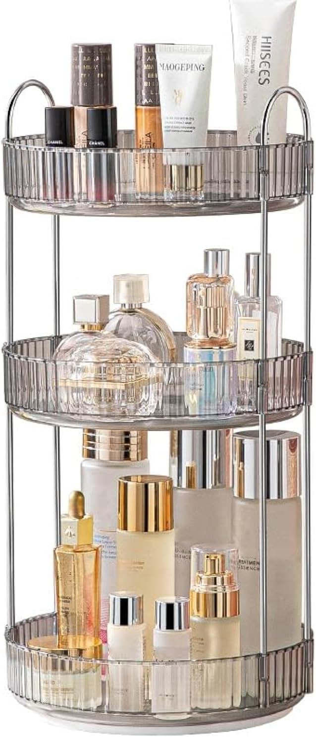 CESTATIVO Make Up Organizer, 360° Drehbar Kosmetik Organizer, Beauty Organizer, Hautpflege Organizer