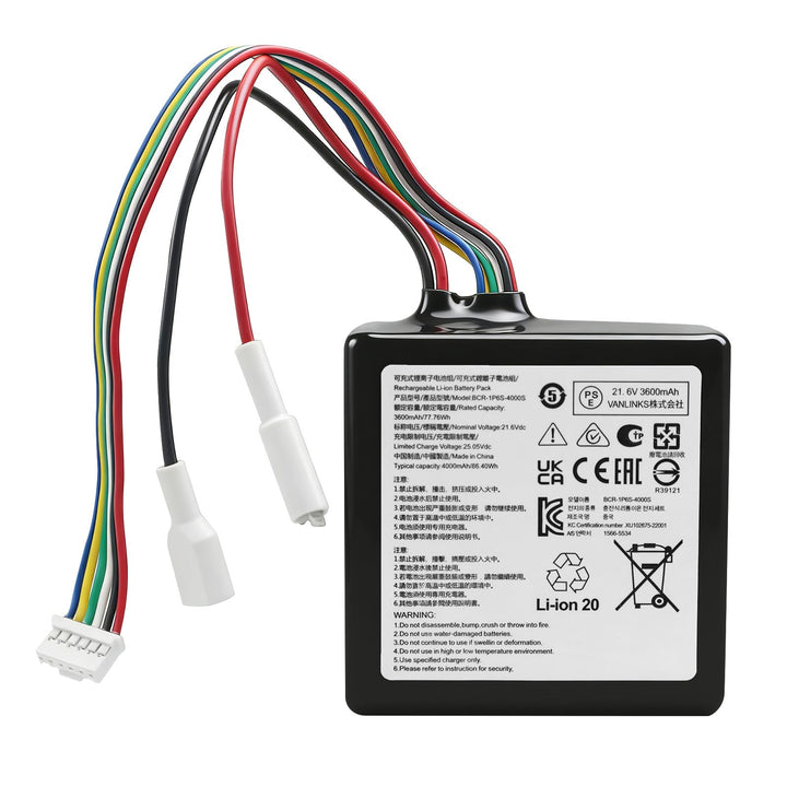 Akku 3600mAh Ersatzakku BRR-1P6S-4000S für Roborock Dyad Pro Combo A10 Plus Staubsauger, Kompatibel