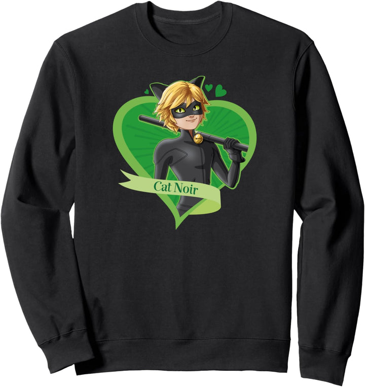 Miraculous Ladybug Valentine's Day Love from Cat Noir Sweatshirt
