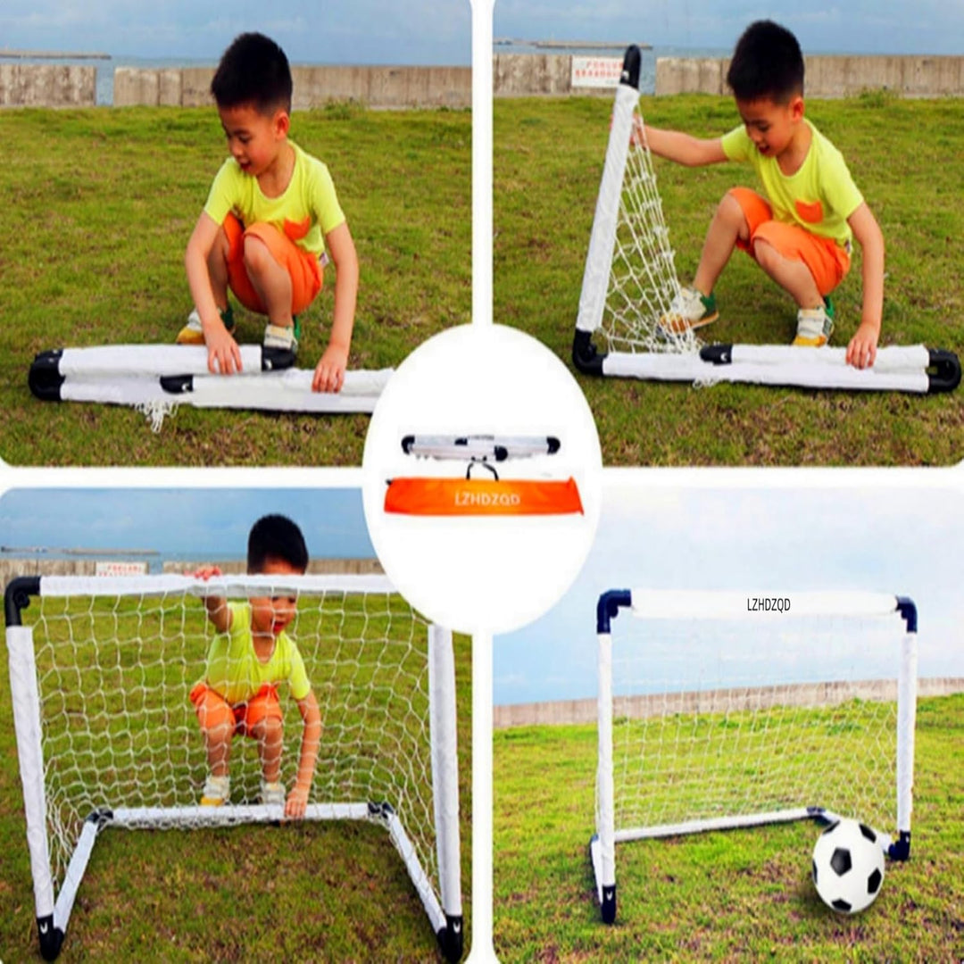 LZHDZQD Fussballtor, Kinder Fussballtor 60x45cm/ 90x60cm/ 115x80cm Fussballtore für Garten Kinder, F