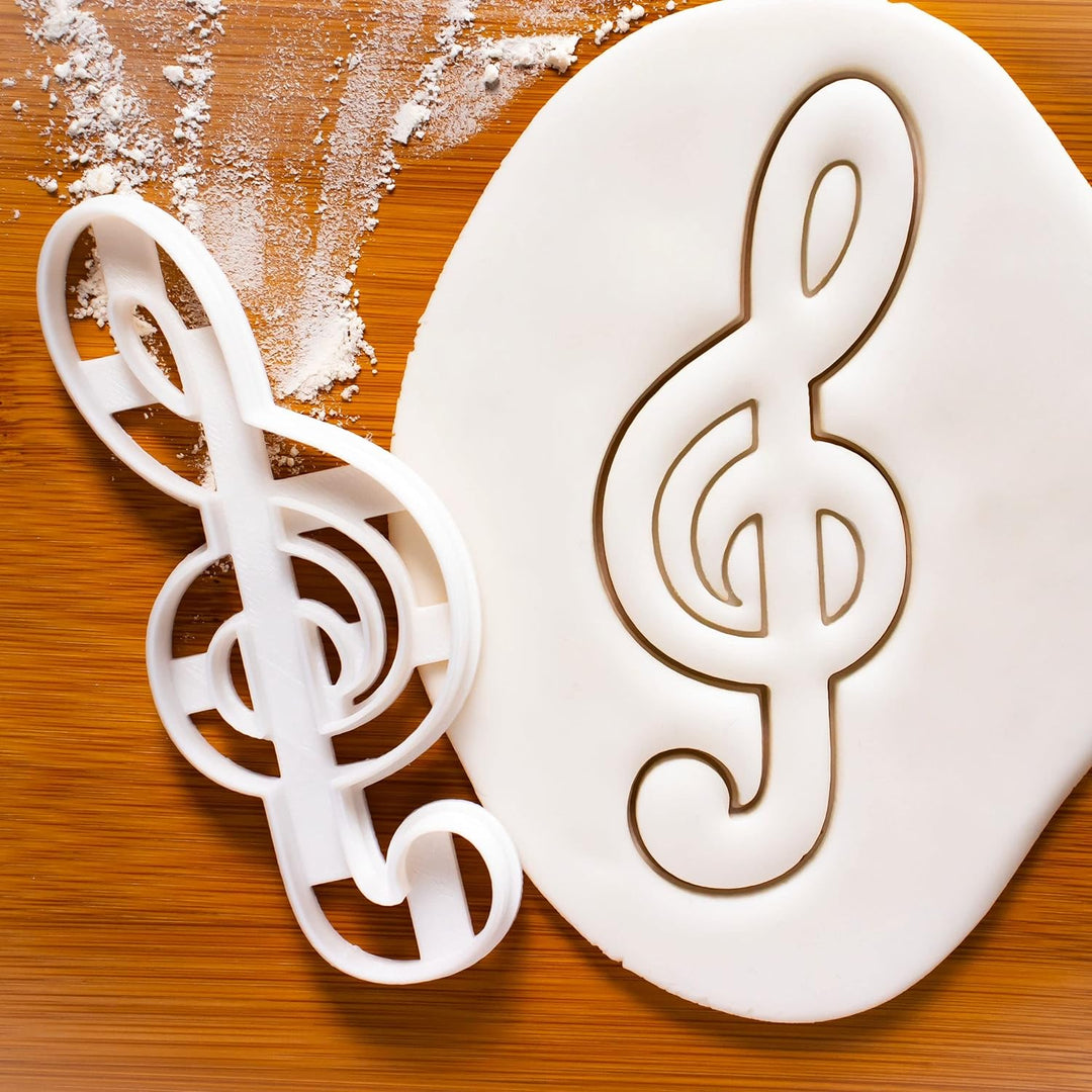 Musiknoten und Violinschlüssel Ausstechformen, 4 Teil