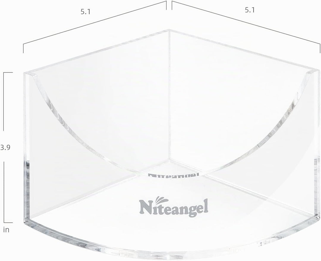 Niteangel Kleintiersandbad-Box - Acryl-Kleintier-Sandbad-Dusche &amp; Sandgruben-Behälter für Hamster, M
