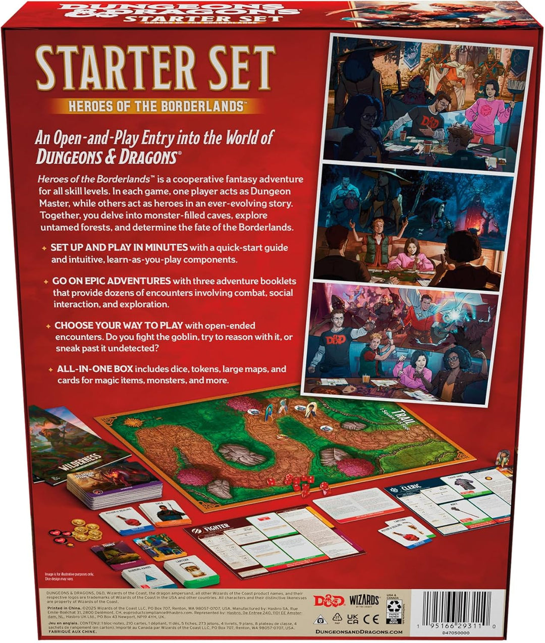 Dungeons & Dragons Starter Set: Heroes of The Borderlands, 7 cm x 29.2 cm x 22.4 cm