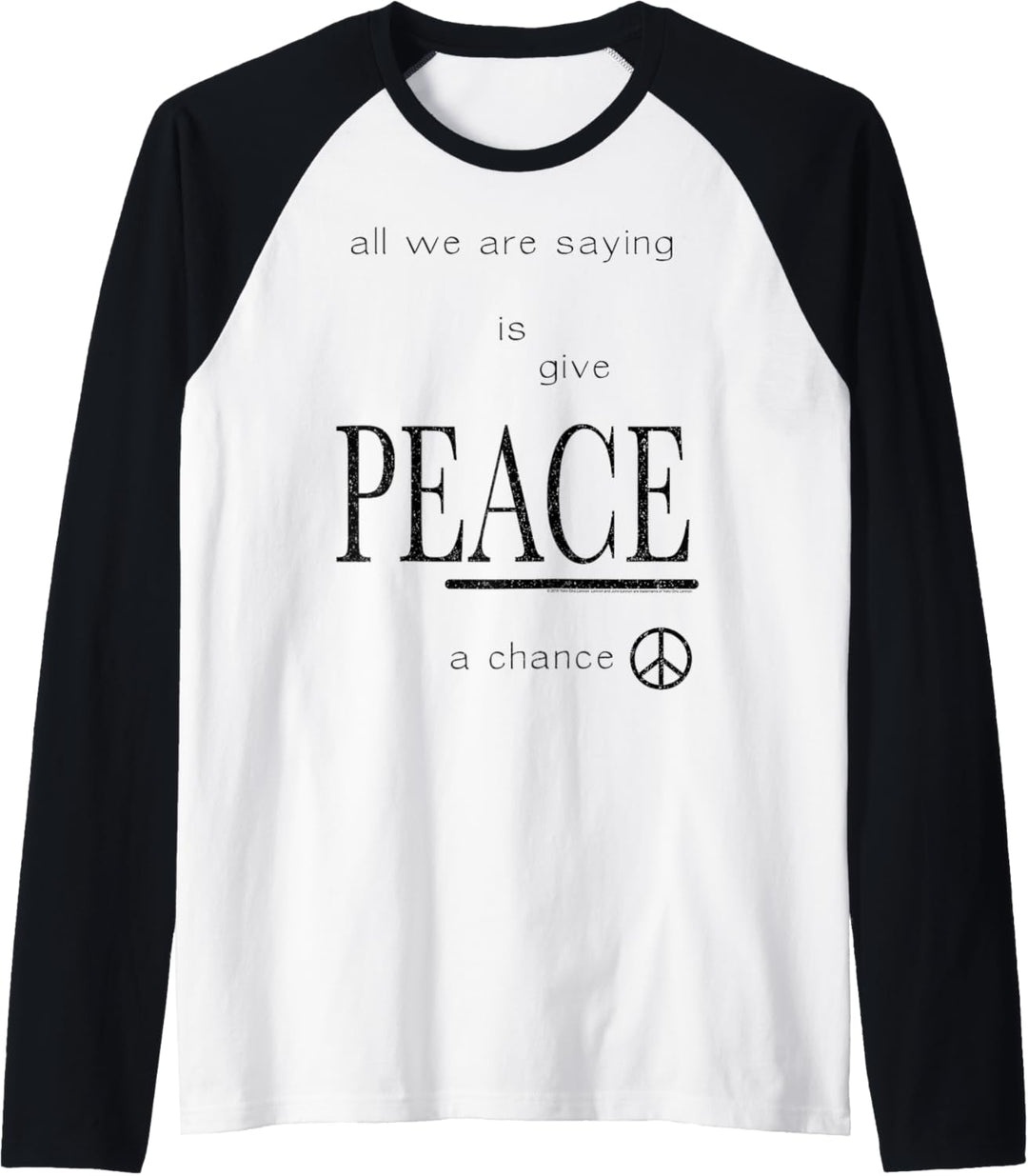 John Lennon - Frieden Raglan