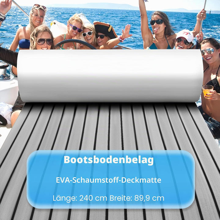 Toogou Neue Generation Eva-Schaum rutschfeste Marine Matte Rückseite mit 3 M Klebstoff, Synthetische