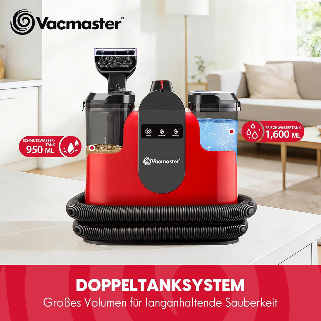 Vacmaster STMEUC01H 1150W Erhitzt Waschsauger Teppichreiniger Polsterreiniger Gerät für Teppich Wasc