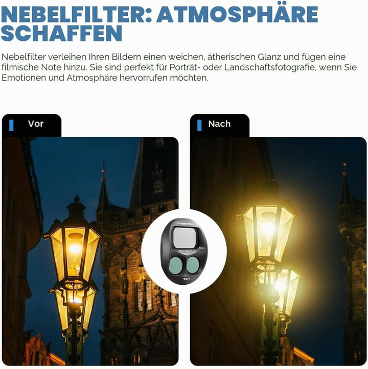 Freewell Glow Mist 1/4 Filter für DJI Mavic 4 Pro – weicht Highlights auf und fügt kinematischen Gla