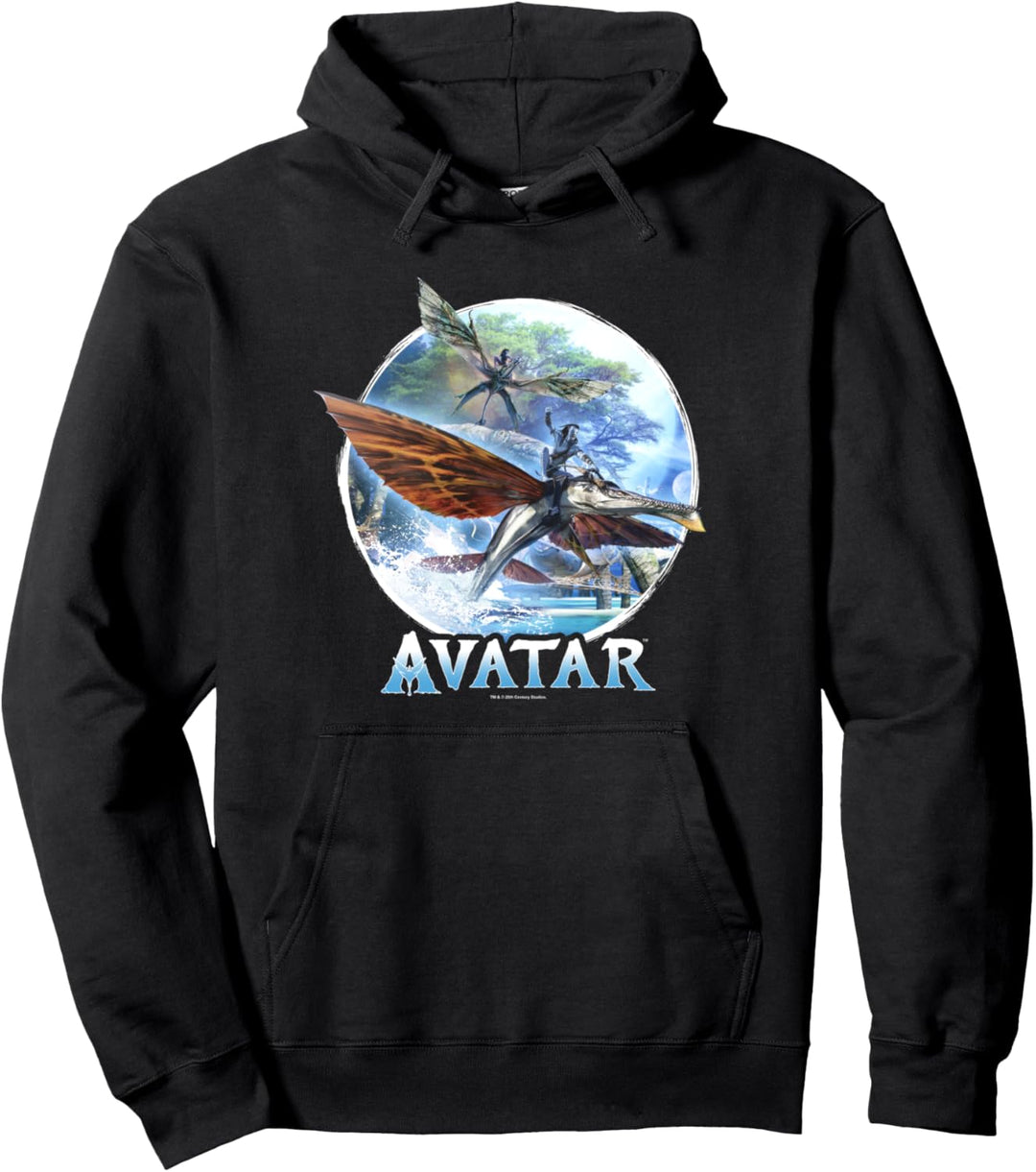 Avatar: The Way of Water Banshee Flight Water Circle Pullover Hoodie