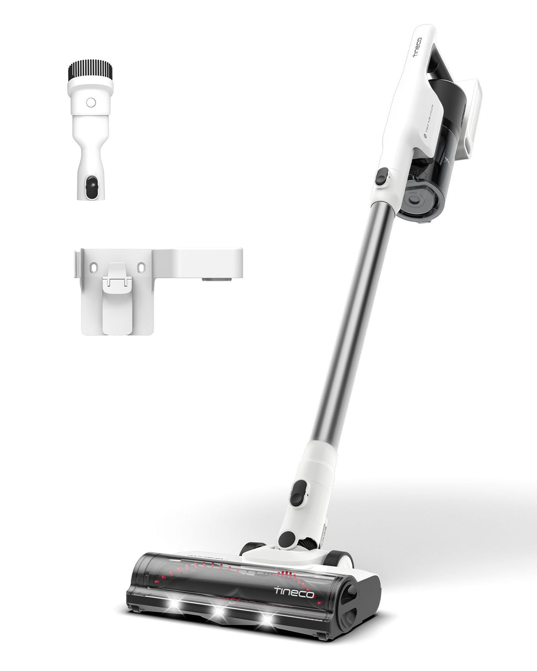 Tineco Pure ONE A25 Akku-Staubsauger, 200AW Starke Saugleistung, bis zu 60 Min Laufzeit, LED-Frontli